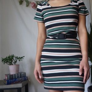 Casual striped dress
